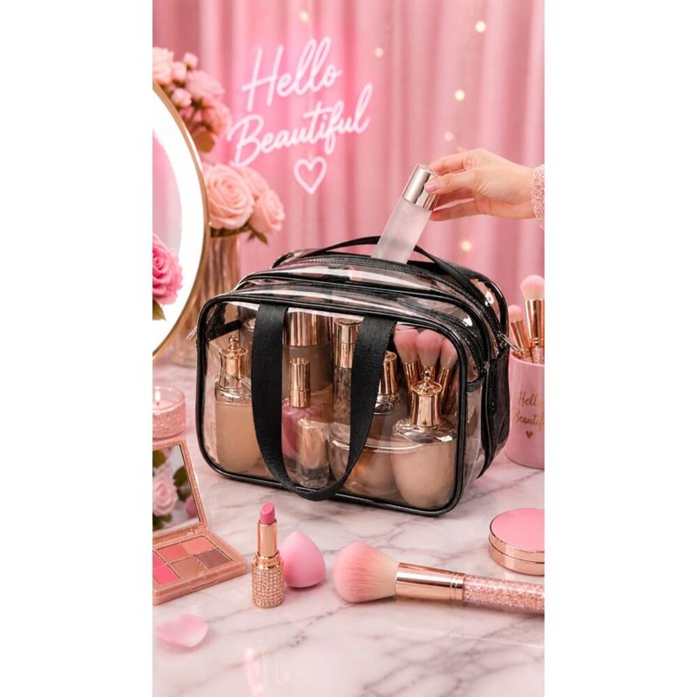 Not sure Clear Cosmetic Bag M